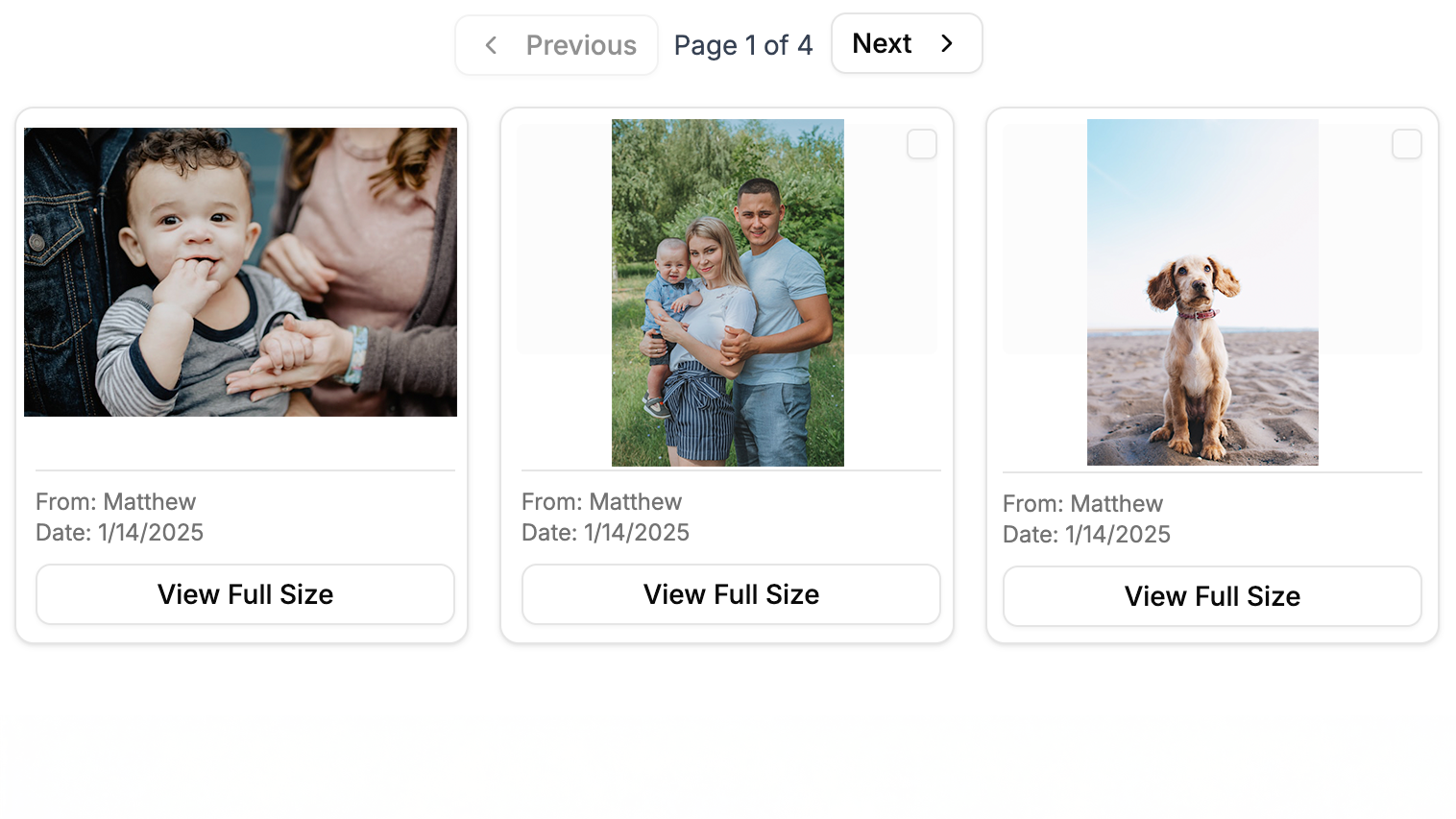 Photo Gallery Example